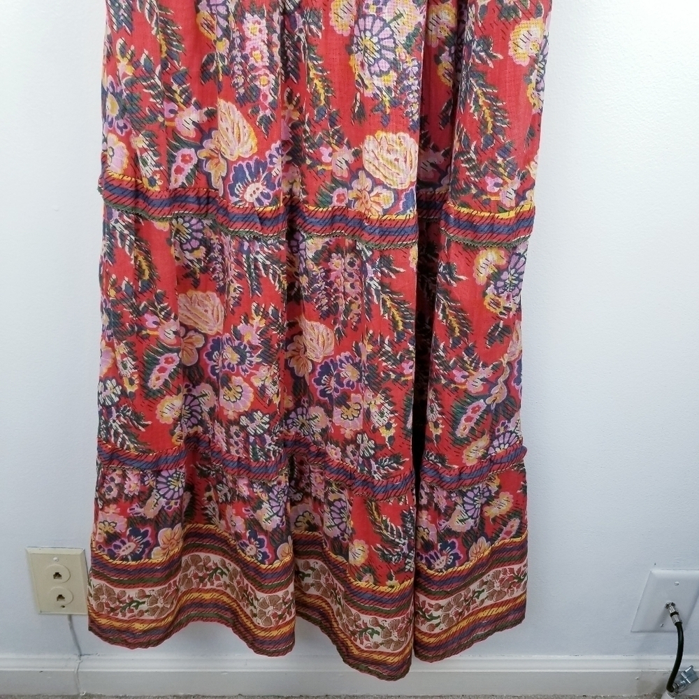 House of Harlow 1960 Floral Tiered Sleeveless Maxi Dress NWT - Picture 12 of 15